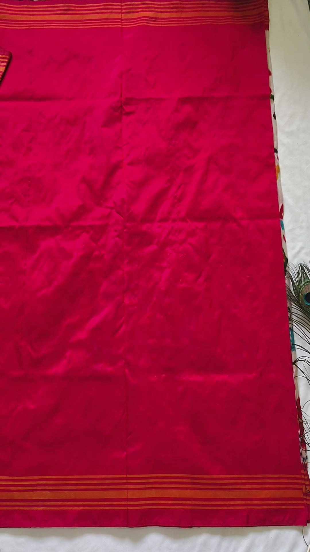 Special forest ikkath designer saree